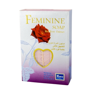 โยโกะ เฟมินีนโซป (สีม่วง) ผลิตภัณฑ์ทำความสะอาดจุดซ่อนเร้นภายนอก YOKO FEMININE SOAP (80 g.)