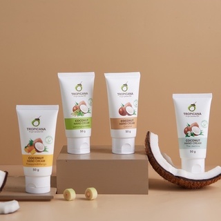 Beauty &amp; Spa Shop :  Tropicana Hand Cream ครีมบำรุงมือสูตร NON PARABEN มี 4 กลิ่น ☁️