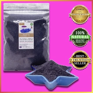ผงอัญชัน 400 กรัม อัญชันบดผง ชาสมุนไพร 100% Butterfly Pea Flower Powder Grade AA+ ชาดอกอัญชัน