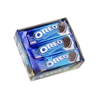 OREO โอรีโอ คุกกี้แซนวิชรสช็อคโกแลตสอดไส้ครีมกลิ่นวนิลลา 28.5 กรัม ✗ 12 ซอง