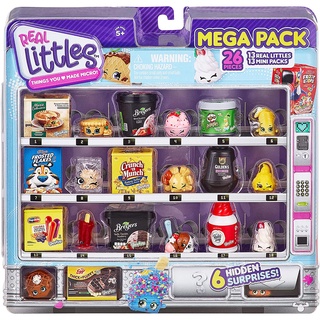 Shopkins Real Littles Mega Pack | 13 Real Littles Plus 13 Real Branded Mini Packs (26 Total Pieces). Style May Vary กระเป๋า Shopkins Real Littles Mega Pack | 13 Real Littles Plus 13 Real Branded Mini Packs Style May Vary (รวม 26 ชิ้น) สไตล์อาจแตกต่างกันไป