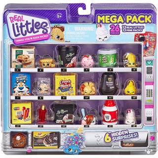 Shopkins Real Littles Mega Pack | 13 Real Littles Plus 13 Real Branded Mini Packs (26 Total Pieces). Style May Vary กระเป๋า Shopkins Real Littles Mega Pack | 13 Real Littles Plus 13 Real Branded Mini Packs Style May Vary (รวม 26 ชิ้น) สไตล์อาจแตกต่างกันไป