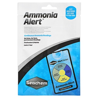 Seachem Ammonia Alert แถบเตือนวัดค่าแอมโมเนียในตู้ปลา ใช้ได้ทั้งตู้น้ำจืดและน้ำทะเล