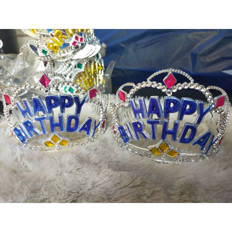 CHILDRENS BIRTHDAY CROWN / HAPPY BIRTHDAY CROWN / PRINCESS / CHILDRENS PARTY CROWN