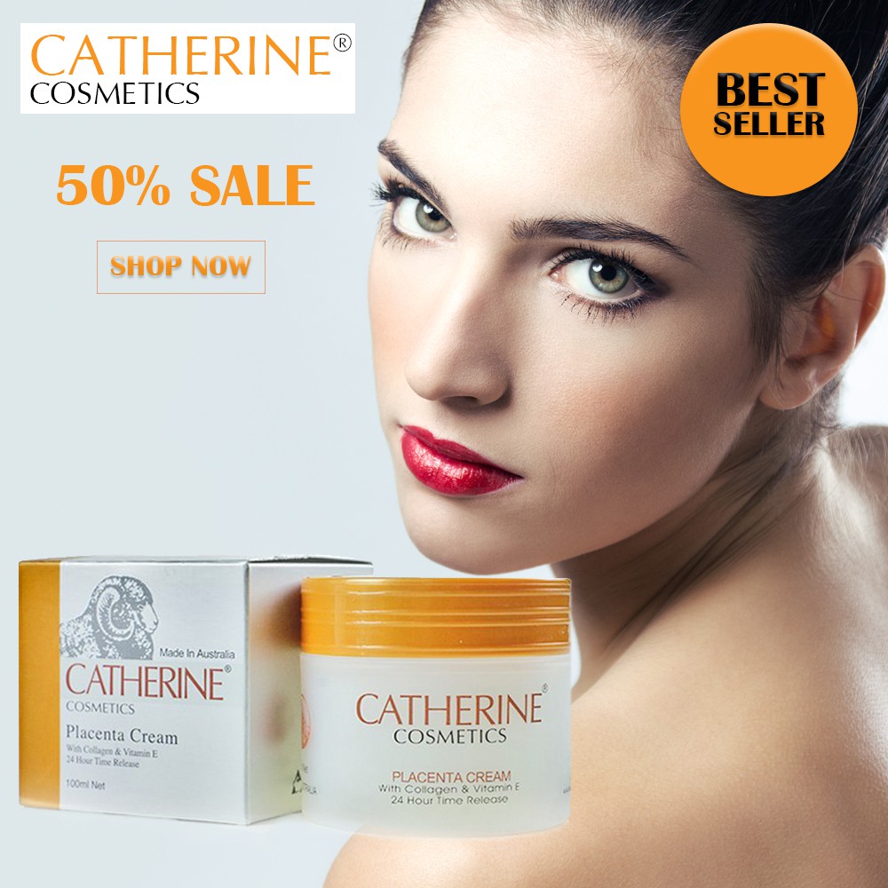 Catherine Cosmetics Placenta with CollagenandVit E 100 ml.