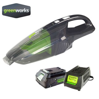 GREENWORKS G-24 เครื่องดูดฝุ่น(ไร้สาย) + แท่นชาร์จ + แบตเตอรี่