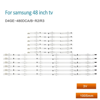 แถบไฟแบ็คไลท์ led สําหรับ Samsung UA48H6300AWXZW 48H5500 2014SVS48F D4GE-480DCA DCB-R3 12 ชิ้น = 6 ชุด