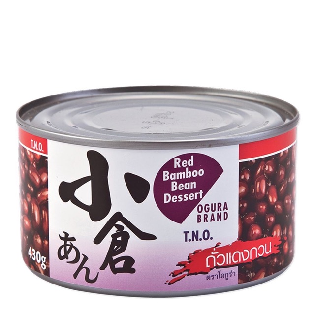 [🏆ขายดี🏆] ถั่วแดงกวน ถั่วอะซึกิ ถั่วแดงญี่ปุ่นกวน Ogura TNO กระป๋อง 430 g. ทานกับ ชิราทามาโกะ ดังโงะ วาราบิโมจิ โมจิย่าง