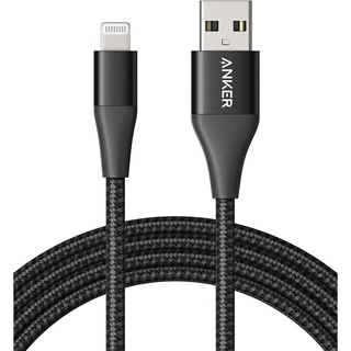 Anker PowerLine + II 3ft / 6ft USB-A พร้อมขั้วต่อสายไฟ สายชาร์จ ที่ทนทานเป็นพิเศษ