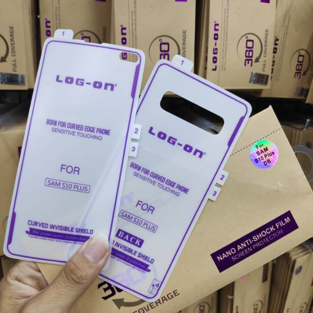 SAMSUNG S10 S10+ S20 S20+ S20 Ultra PLUS ANTI SHOCK ANTI SCRATCH JELLY FULL CURVED LOG ON