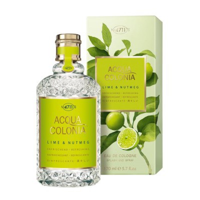 4711 Acqua Colonia Lime & Nutmeg by Maurer & Wirtz   170 ml. กล่องซีล
