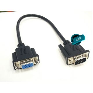 D-SUB 3 Row 15 Pin VGA สายวีจีเอ 15พิน ผู้/เมีย 30ซม.