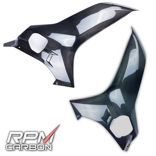 Yamaha R6 2017+ แฟริ่งข้างซ้าย-ขวาใหญ่ คาร์บอน Side Fairings Carbon Fiber RPM CARBON