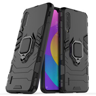 เคส Xiaomi Mi 9 Lite ฮาร์ดเคสกันกระแทกเคสโทรศัพท์ Hybrid Armor Shockproof Ring Phone Case Xiaomi Mi9 9Lite Cover