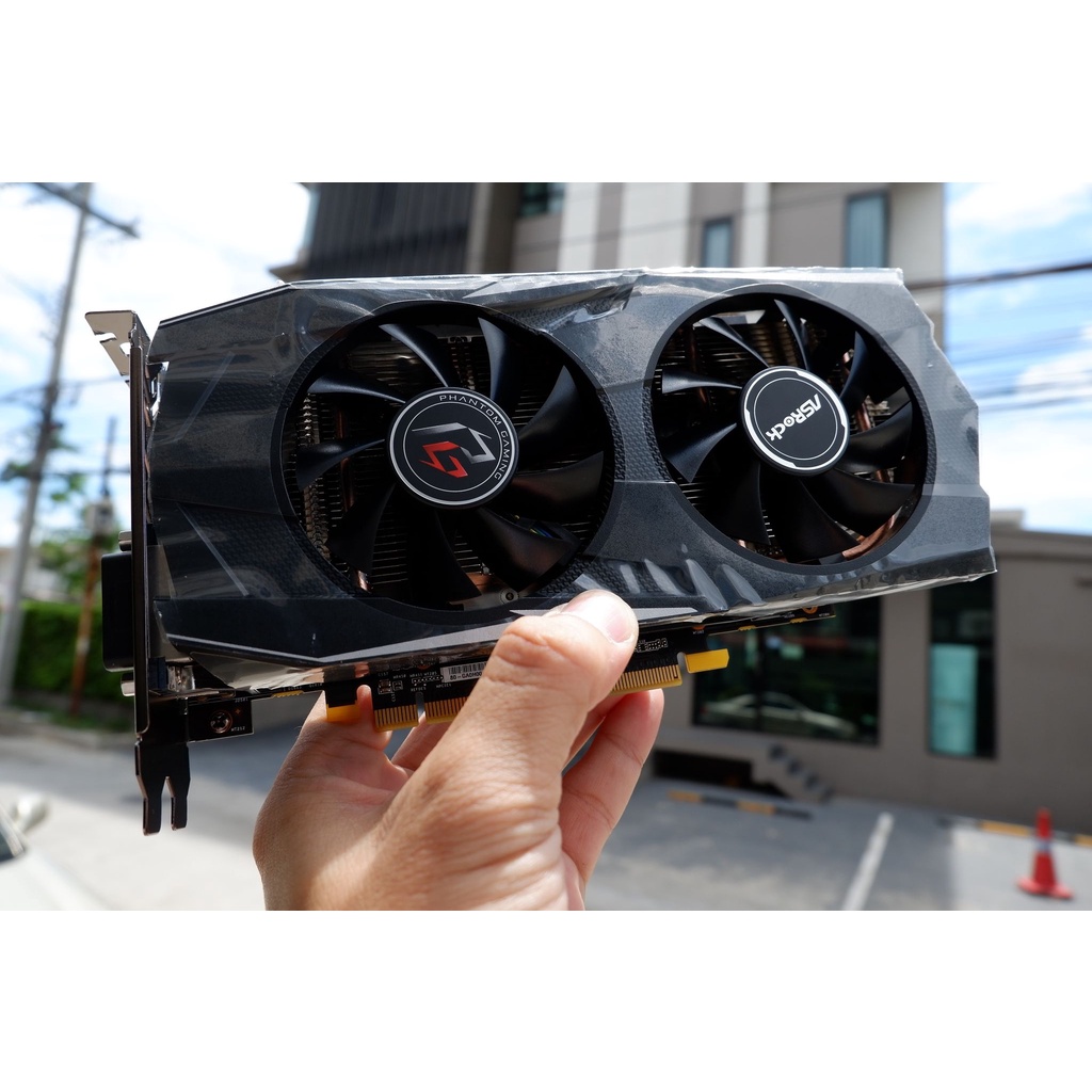 การ์ดจอ ASROCK RX 580 4G ของใหม่ 2y