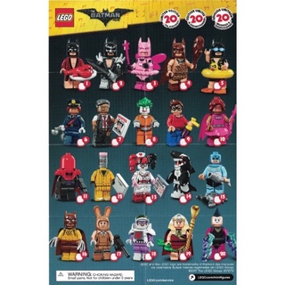 LEGO 71017 BATMAN MOVIE Minifigures Series 1 ของแท้ ไม่แกะซอง