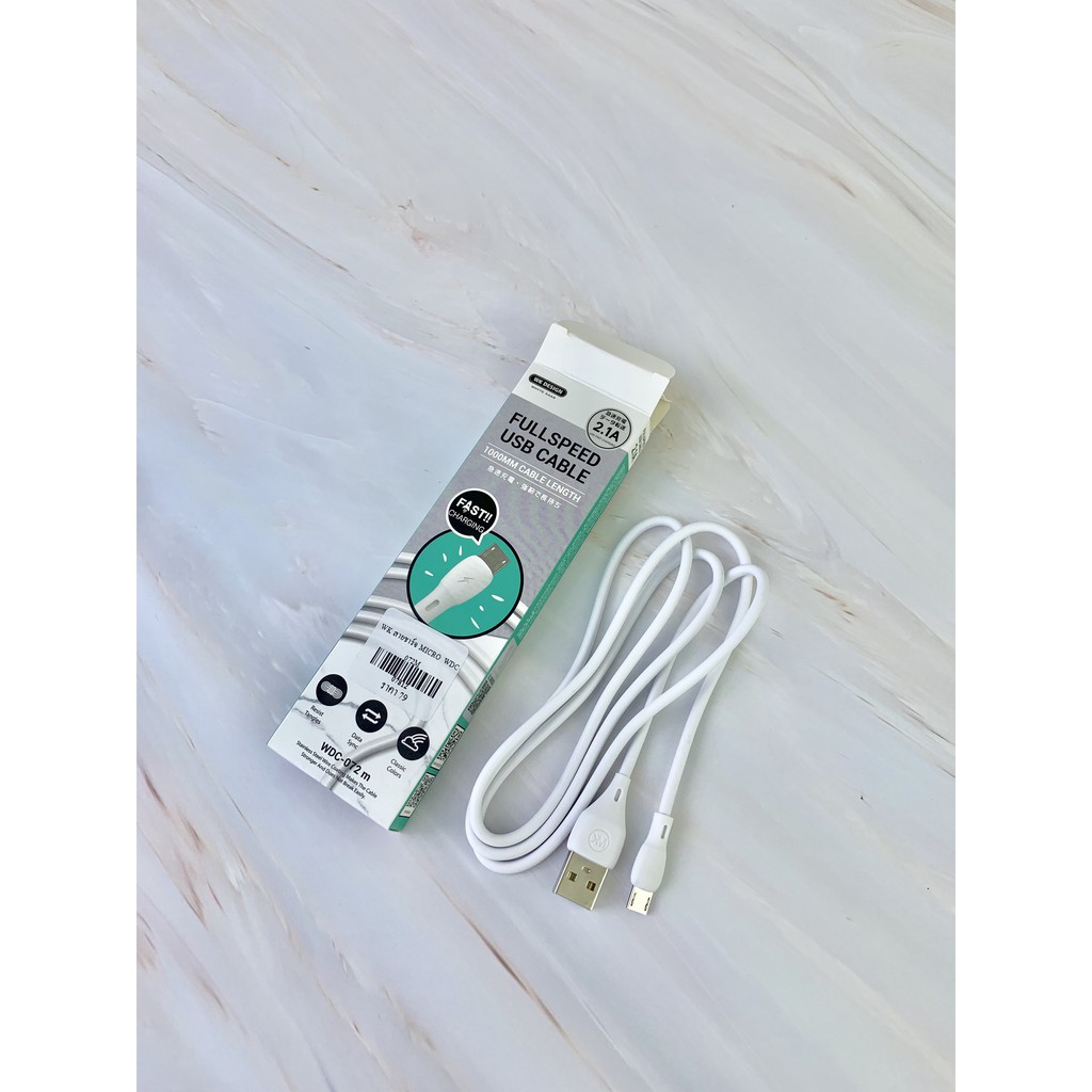 สายชาร์จ WK Design Full Speed Usb Cable ยาว 1 เมตร สำหรับ Android /Micro