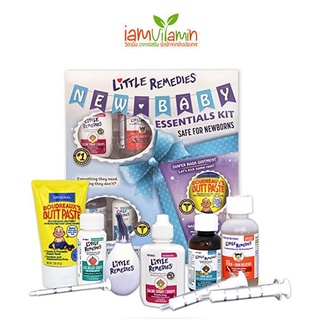 Little Remedies Essential Kit 6 Pieces GIFT SET ชุดของขวัญทารก Saline Gas Relief Gripe Water Infant Nasal