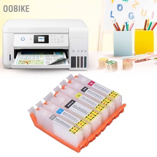 Oobike ตลับหมึก แบบเปลี่ยน อุปกรณ์เสริม สําหรับเครื่องพิมพ์ Pixma Mg5720 6 ชิ้น