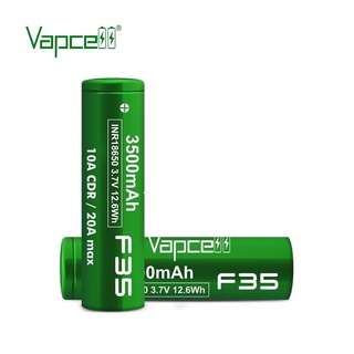 Vapcell F35 ถ่านชาร์จVapcell 18650 3.7V 12.6wh 3500mah รุ่นF35