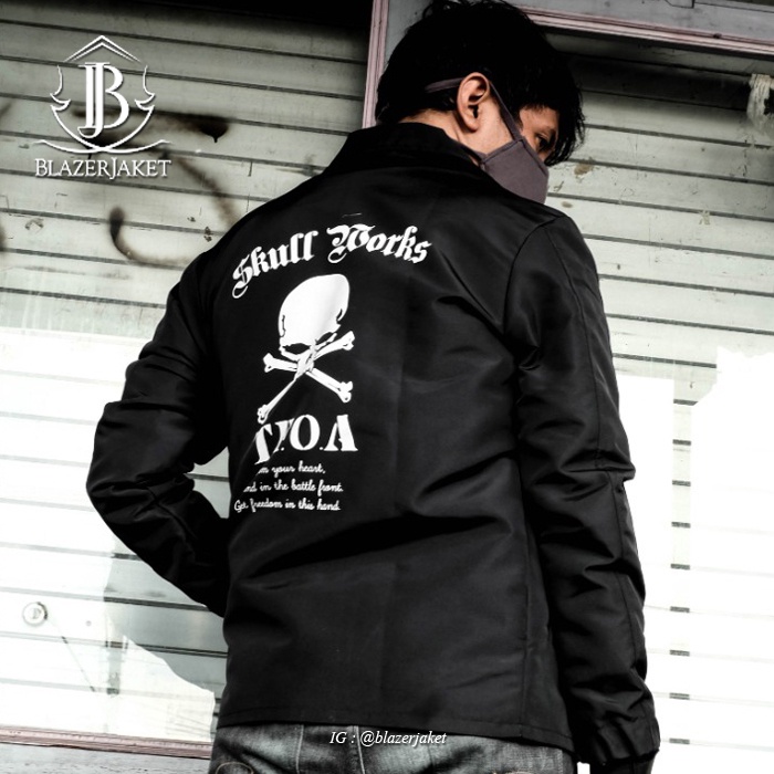 Tfoa PARACHUE JACKET, CROWS ZERO JACKET, MEN& 39;S JACKET, แจ็คเก็ต ORI CROWS DENIM JACKET, A35