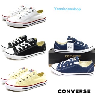 Converseเมดอินไทย รุ่น All Star Dainty(1D100) พื้นบางสำหรับผู้หญิงสินค้าลิขสิทธิ์แท้ ไม่แท้คืนเงินให้10เท่าของราคาสินค้า