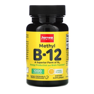 Jarrow Formulas Methyl B-12 Lemon Flavor 1000 mcg 100 Lozenges