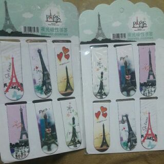 ที่คั่นหนังสือ แบบแม่เหล็ก Bookmarks Magnetic Tower 6pcs set อุปกรณ์เครื่องเขียน หนังสือ