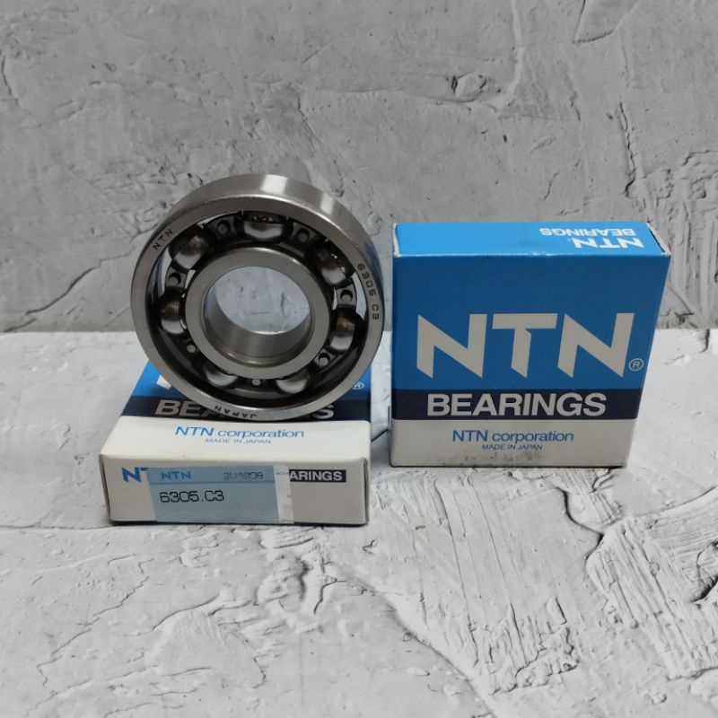 BEARING 6305 C3 NTN พร้อมฝาครอบด้านบน
