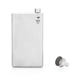 TI9307 TITANIUM HIP FLASK 200ML