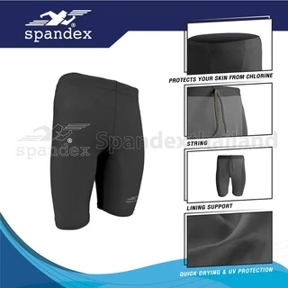Spandex กางเกงว่ายน้ำขา3/4 เชือก+ซับใน มียางปลายขา ผ้าไม่บาง เรียบลื่น ไม่อุ้มน้ำ แห้งไว SW005