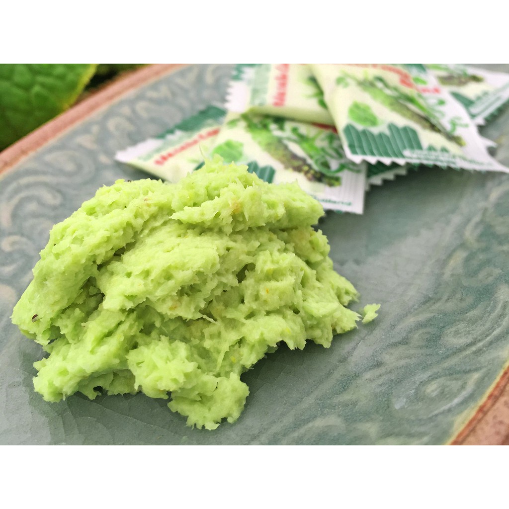 วาซาบิบดสด Wasabi paste บรรจุซอง Sachet 2.5 g ถุง วาซาบิสำเร็จรูปแบบซอง  โทคุเซ็น2.5 กรัม
