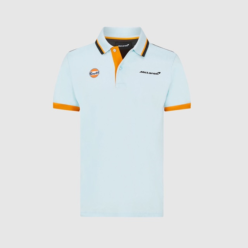 ใหม่ F1 McLaren ทีม McLaren เสื้อโปโลแขนสั้นผู้ชายแห้งเร็วเสื้อแขนสั้น