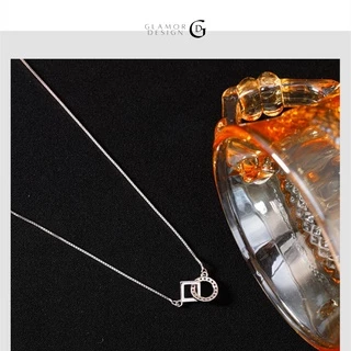 GLAMOR✨สร้อยคอเงินแท้ Forever Signature สร้อยเงิน สร้อยคอเงิน Silver925 สร้อยคอแฟชั่น สร้อยคอเพชร