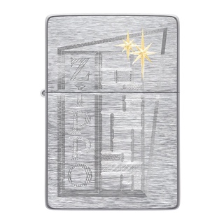 Zippo ไฟแช็กรุ่น 49801 Retro Zippo Design รับประกันตลอดชีวิต นำเข้าและจำหน่ายโดยตัวแทนจำหน่าย