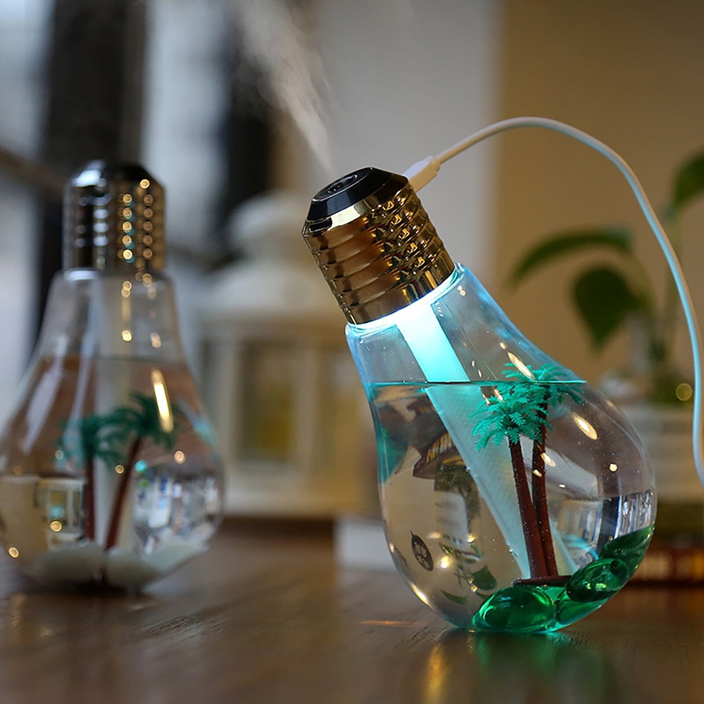 Colorful Bulb Humidifier Car Atomizing Water Supply Mini Usb Humidifier ...