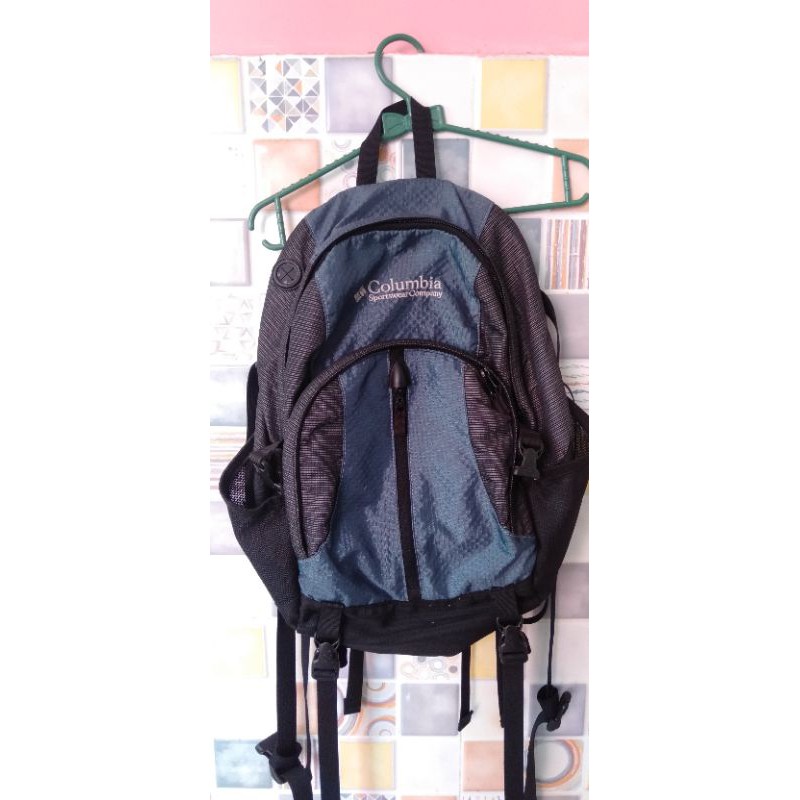 Columbia Backpack Bag Original Second Daypack Preloved Mountain Hiking Backpack