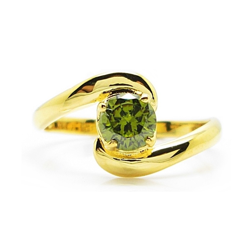 แหวนพลอยสีเขียว เพอริดอทแท้ แหวนผู้หญิงมินิมอล แหวนผู้หญิงแฟชั่น แหวนชุบทอง 24k ชุบทอง ชุบทองแท้ ชุบทอง 24k