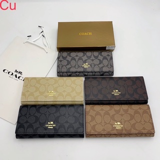 🔥🔥ตรงปก💯New ‼️กระเป๋าตังค์ ใบยาว ขนาด  7.5” รุ่น3พับ ใส่บัตร ใส่แบงค์ ใส่เหรียญ ใส่รูปได้ หนังอย่างดีงานสวยเป๊ะปังมาก🔥🔥