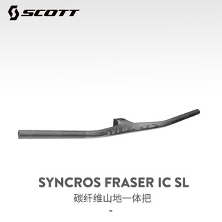 SYNCROS 60-100 มม. คาร์บอนไฟเบอร์ Mountain แบบบูรณาการ MTB Handlebar FRASER IC SL - 8 -17 -25 สามข้อกำหนด