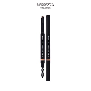 Merrezca Eyebrow Pro Pencil ดินสอรูปแบบหัวตัด ใช้งานได้ 2 ด้าน