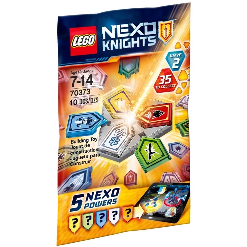 [GENUINE Lego ] LEGO 70373 NEXO Knights Shields Season 2 - LEGO 70373 Combo NEXO Powers Wave 2