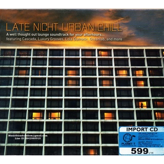 CD,Late Night Urban Chill (2CD)(Various Artists)