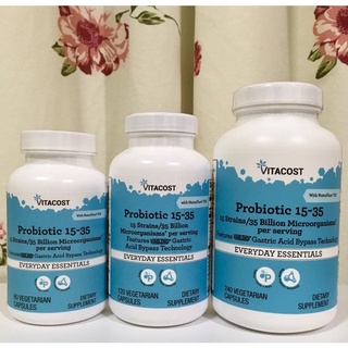 ส่งฟรีEMS Vitacost Probiotic 15 strains/35 billion microorganisms โปรไบโอติก โพรไบโอติกเข้มข้น 15สายพันธุ์/35,000ล้านตัว