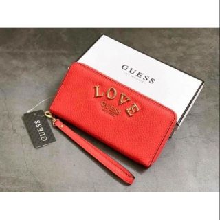 GUESS CONNER LARGE ZIP AROUND WALLET