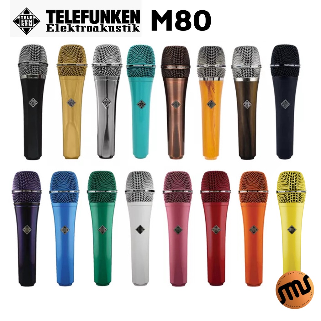 Telefunken Dynamic Microphone ไมโครโฟน รุ่น M80 (ของแท้ 100%)