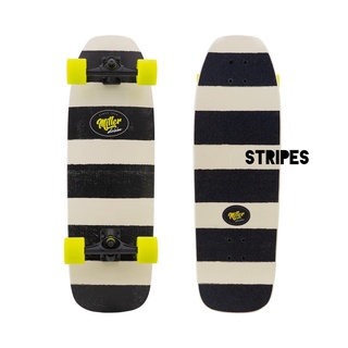 Miller Division STRIPES Surfskate 31.5”x 10”