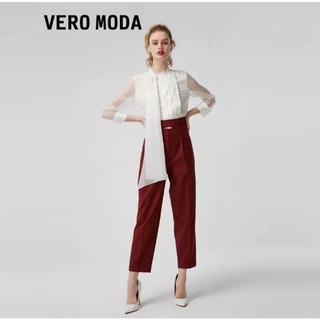 Vero Moda Couture Made กางเกงสูท กางเกงทำงาน สีแดง Size XL