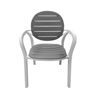 Chair table VINEKO GREY POLYPROPYLYNE CHAIR Outdoor furniture Garden decoration accessories โต๊ะ เก้าอี้ เก้าอี้พลาสติก