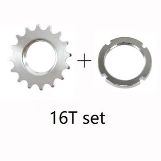 เฟืองหลังจักรยาน fix gear/single speed ขนาดฟัน 13T/14T/15T/16T/17T/18T พร้อมแหวนล็อคเฟือง